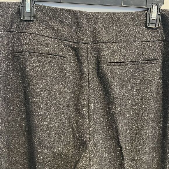 Dana Buchaman Women’s 12 Charcoal Gray Tweed professional work slacks pants - Picture 8 of 12